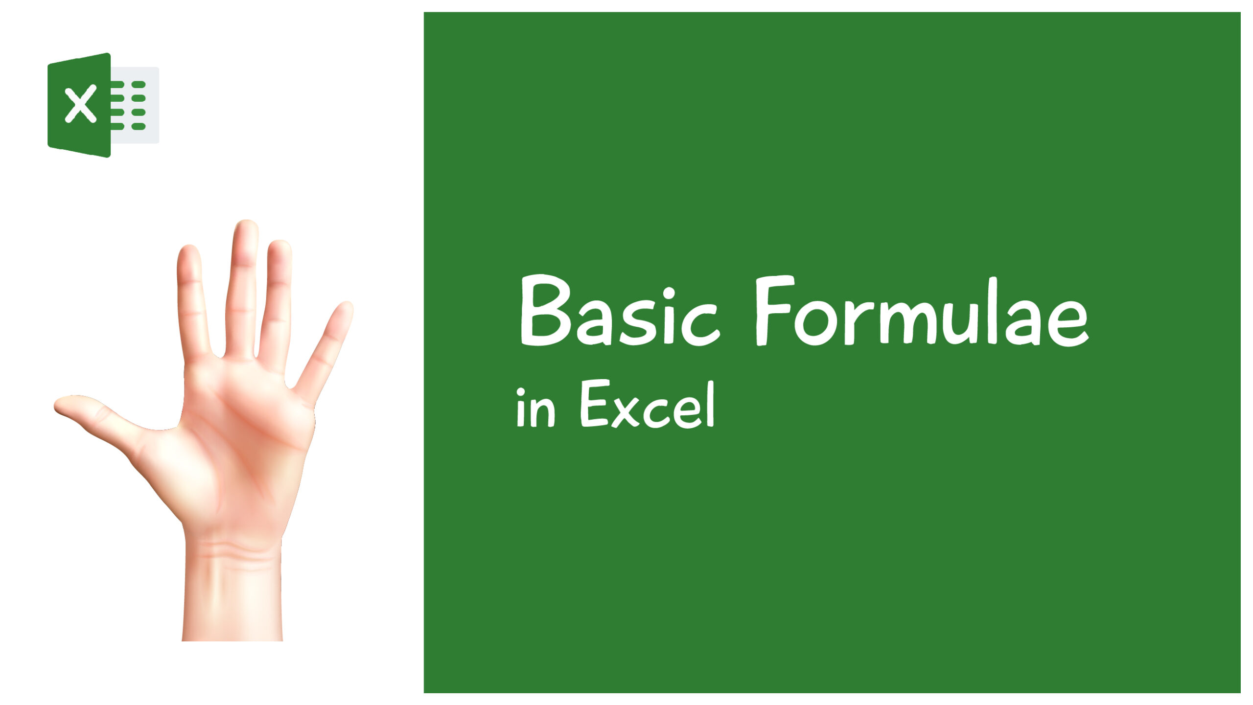 5 Basic Formulae in Excel