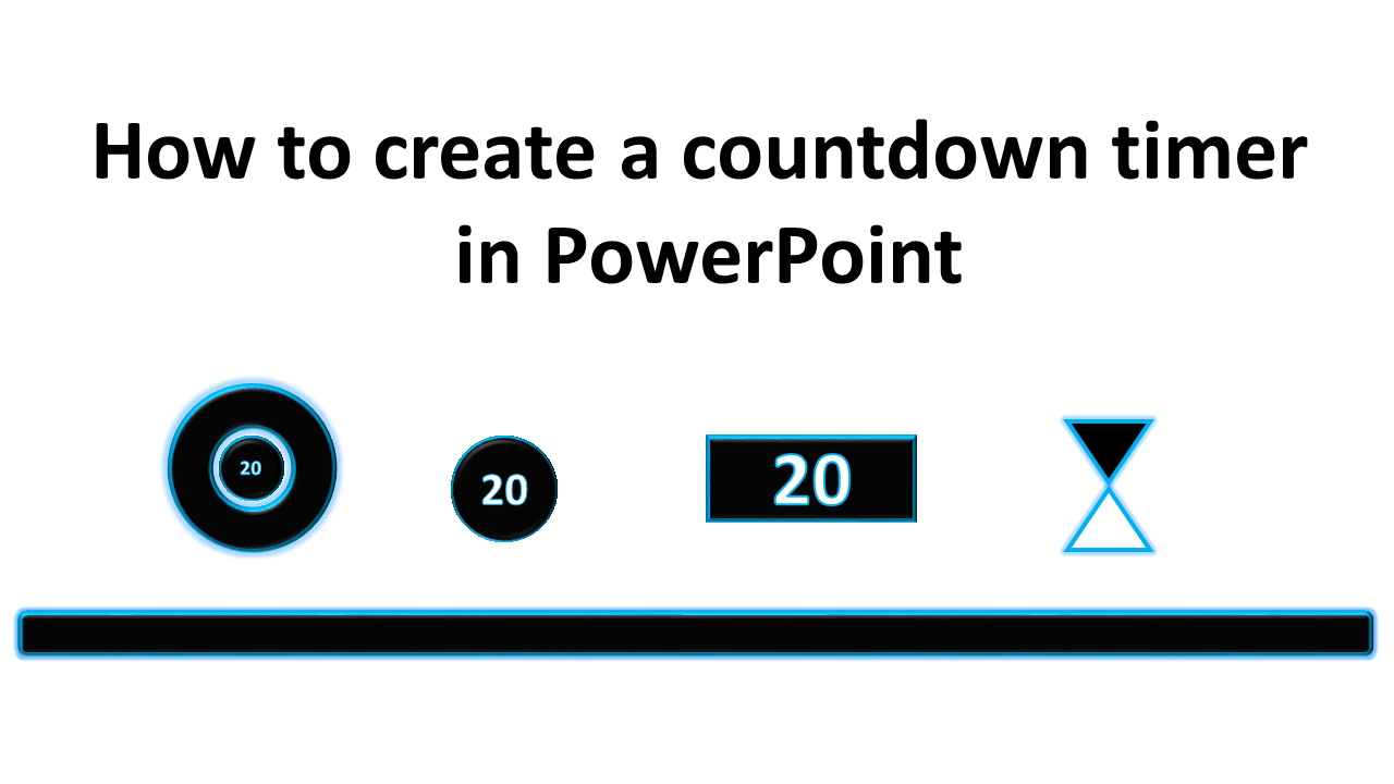 Enhance impact of your classes by creating visual timers for engaging students in Power point